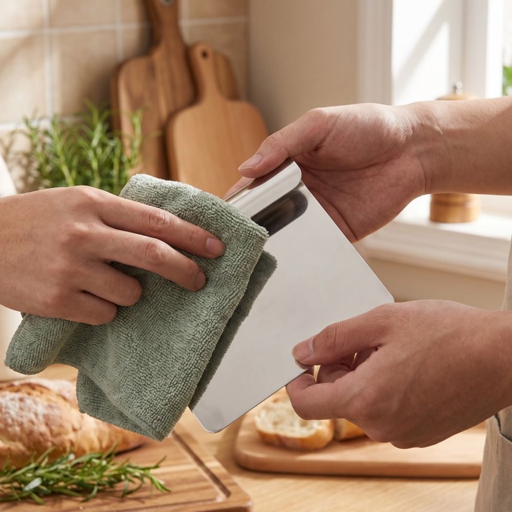 Bench Scraper Dough - مكشطة عجين من الفولاذ المقاوم للصدأ
