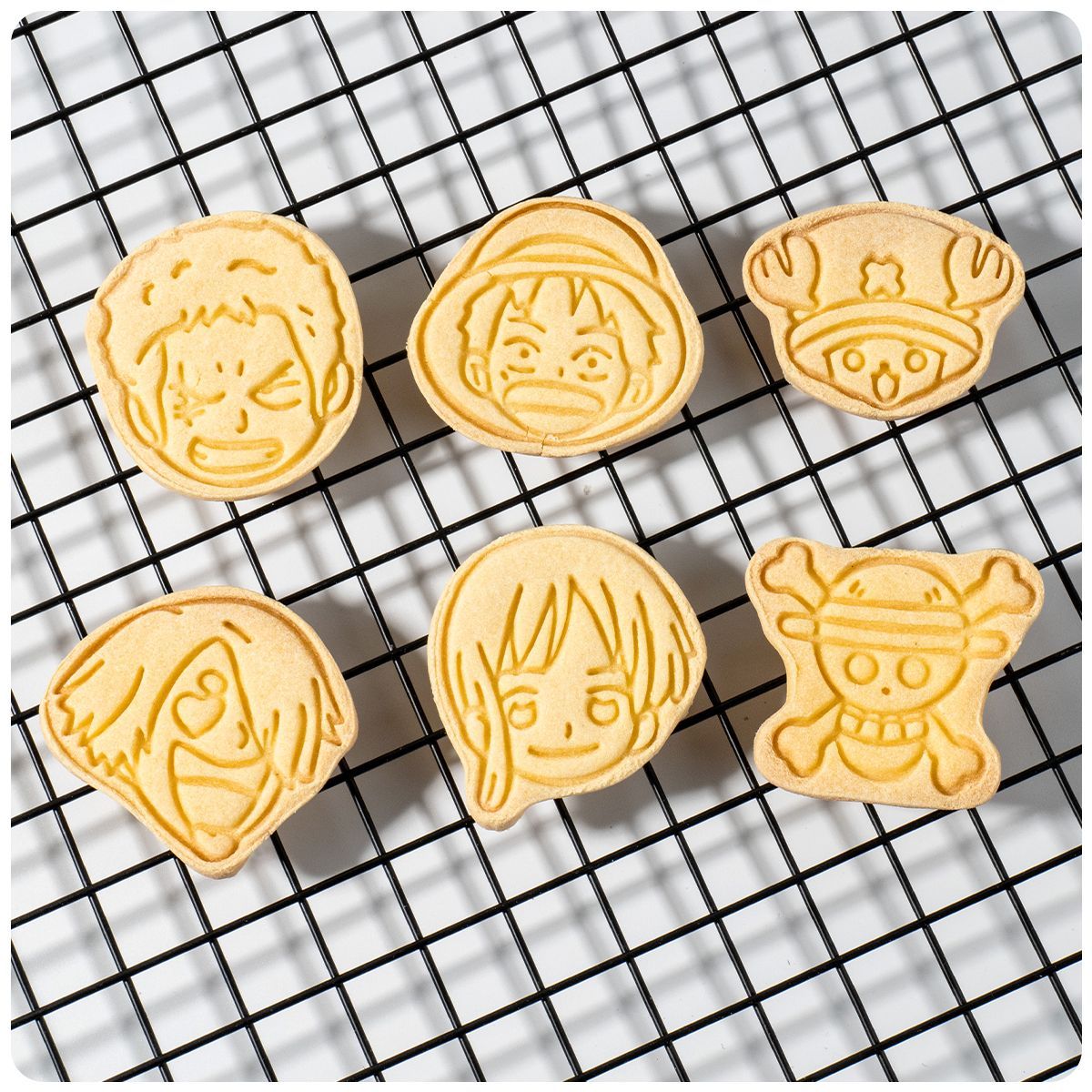 Baking Kitchen Set - مجموعة قوالب تقطيع البسكويت من أنمي