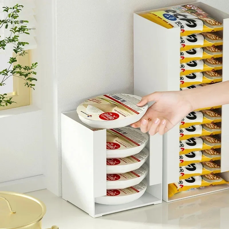Kitchen Baking Tray Organizer - صندوق تخزين النودلز الفورية متعدد الوظائف