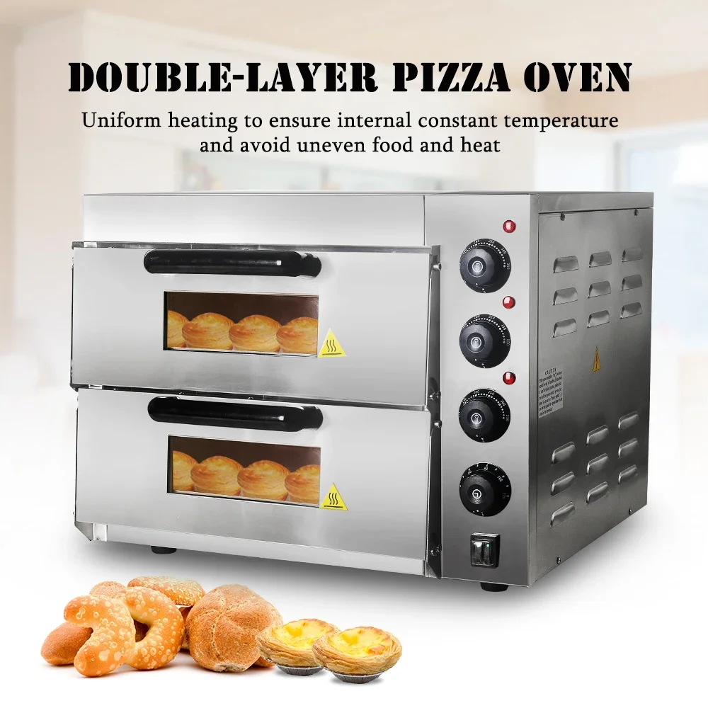 Commercial Kitchen Baking Oven - HomeWise التجارية طبقة مزدوجة فرن الخبز