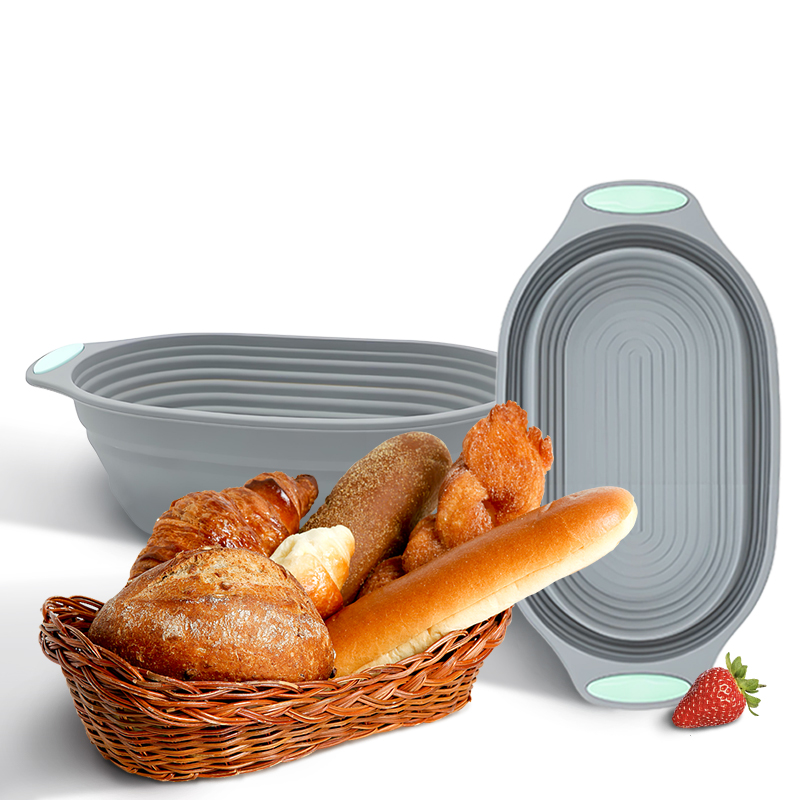 Kitchen Baking Organization - سلة تخمير الخبز السيليكونية القابلة للطي