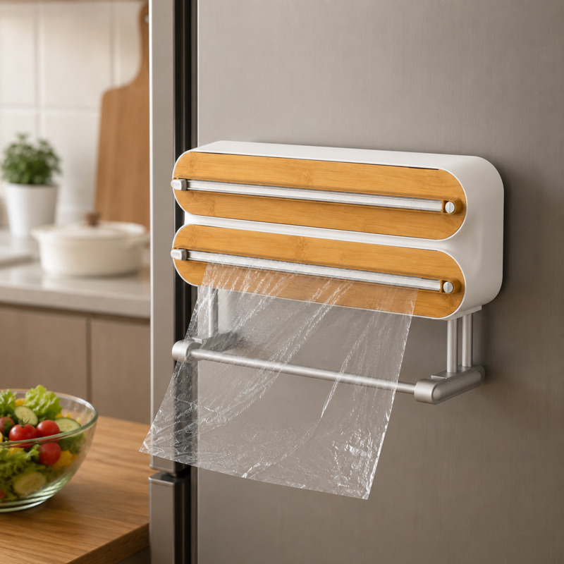Kitchen Baking Tray Organizer - حامل مغناطيسي لتقطيع وتوزيع رقائق الطعام،