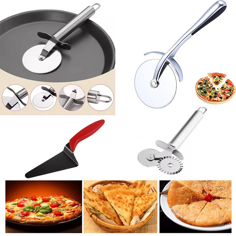 Baking Kitchen Set - عجلة قطع البيتزا المصنوعة من الفولاذ