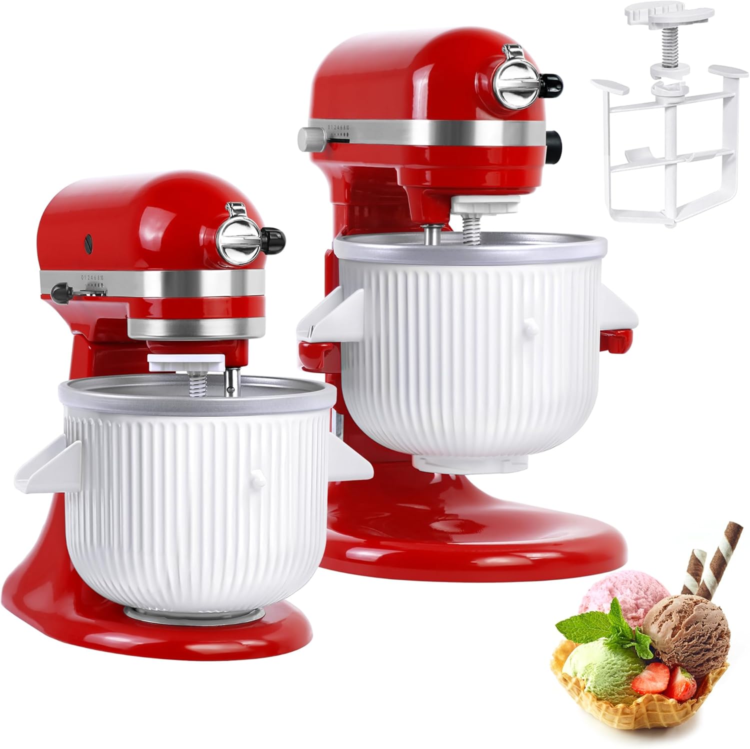 Kitchenaid Baking Set - مرفق صانع الآيس كريم لخلاطات حامل