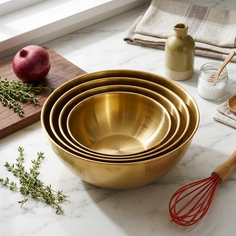 Baking Kitchen Set - مجموعة من 3 أوعية خلط من