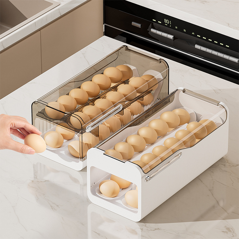 موزع بيض أوتوماتيكي للثلاجة، م - مراجعة Kitchen Baking Tray Organizer وسعره
