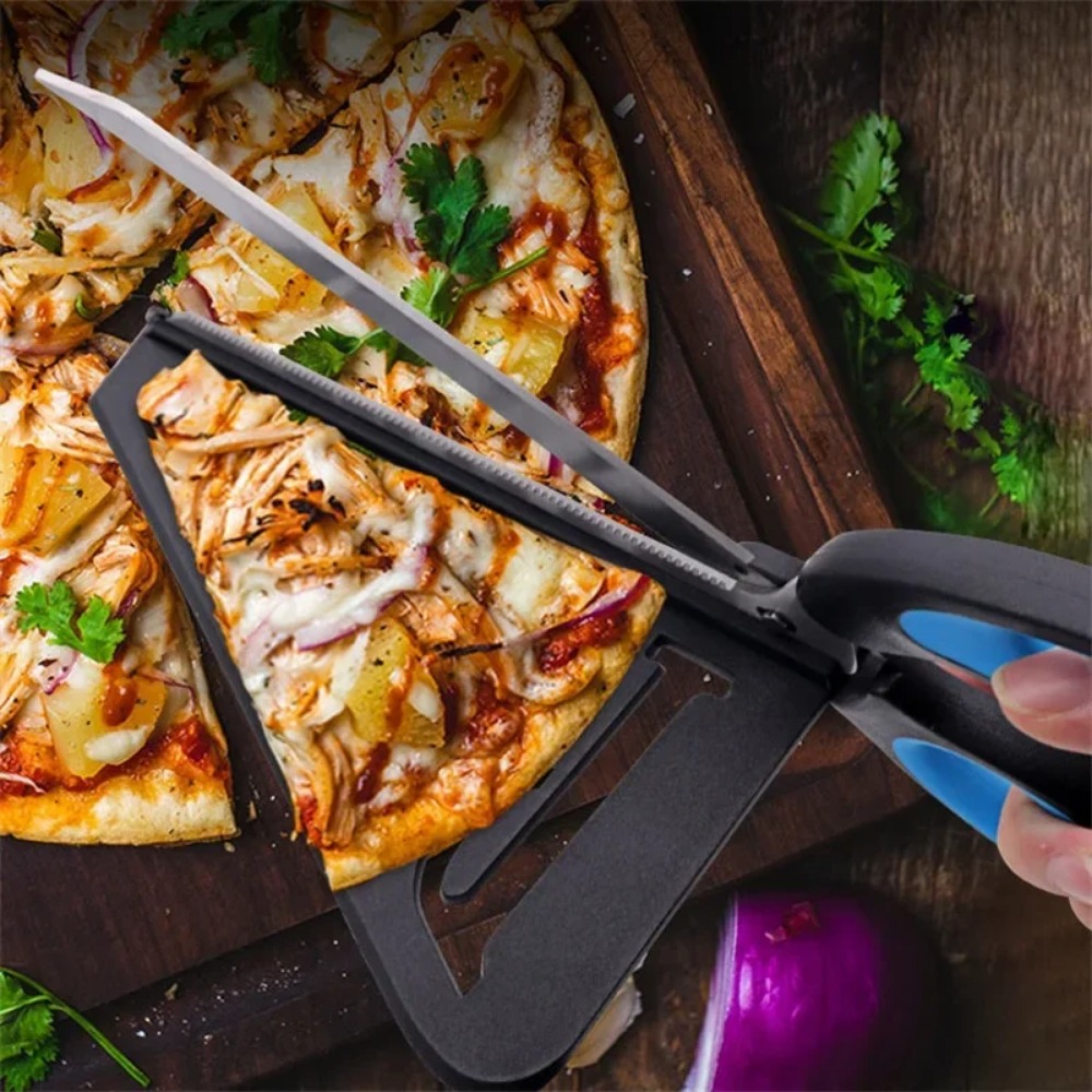 مقص البيتزا سكين أداة قطع البي - مراجعة Kitchen Shears In Baking وسعره
