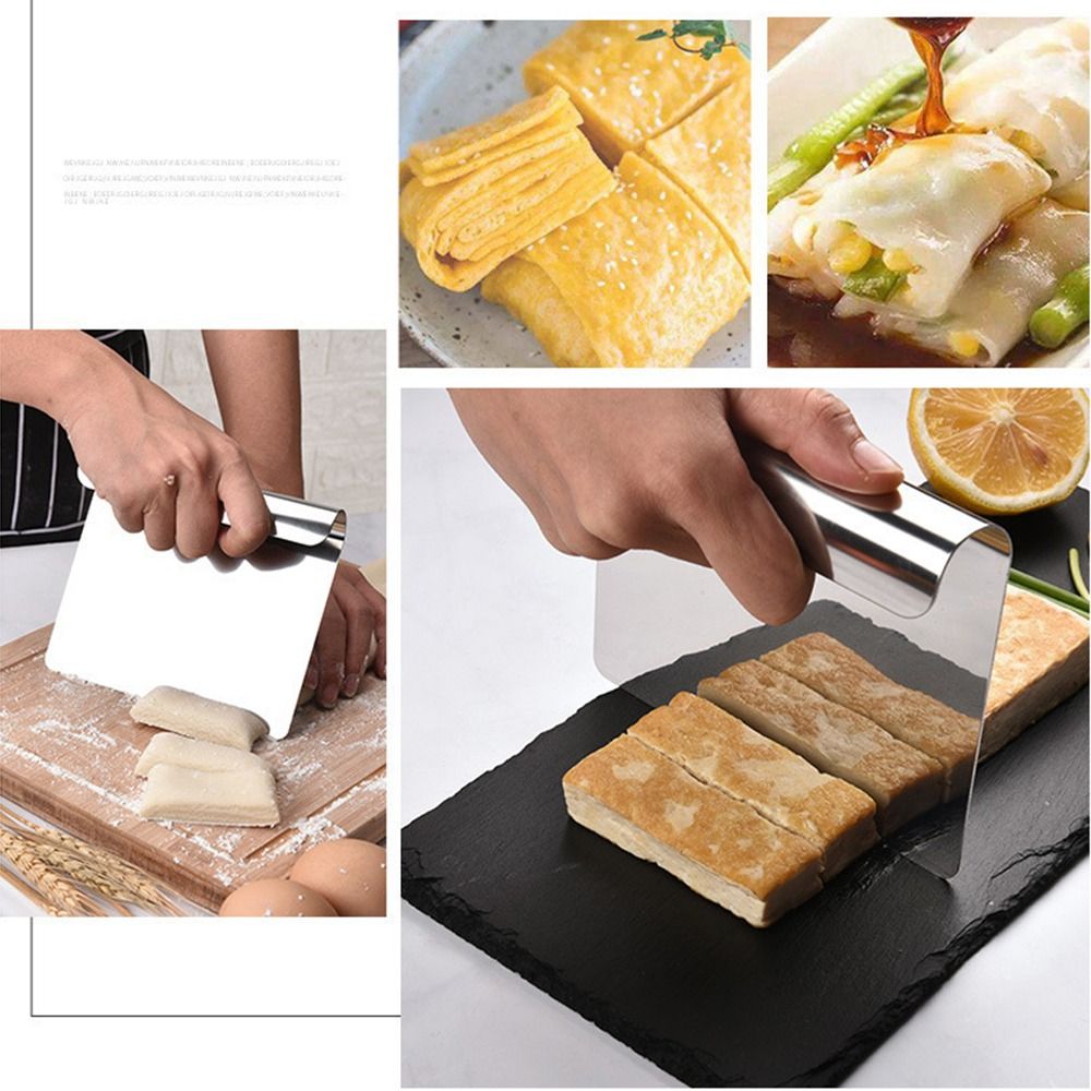 مكشطة عجين من الفولاذ المقاوم  - مراجعة Bench Scraper Dough وسعره