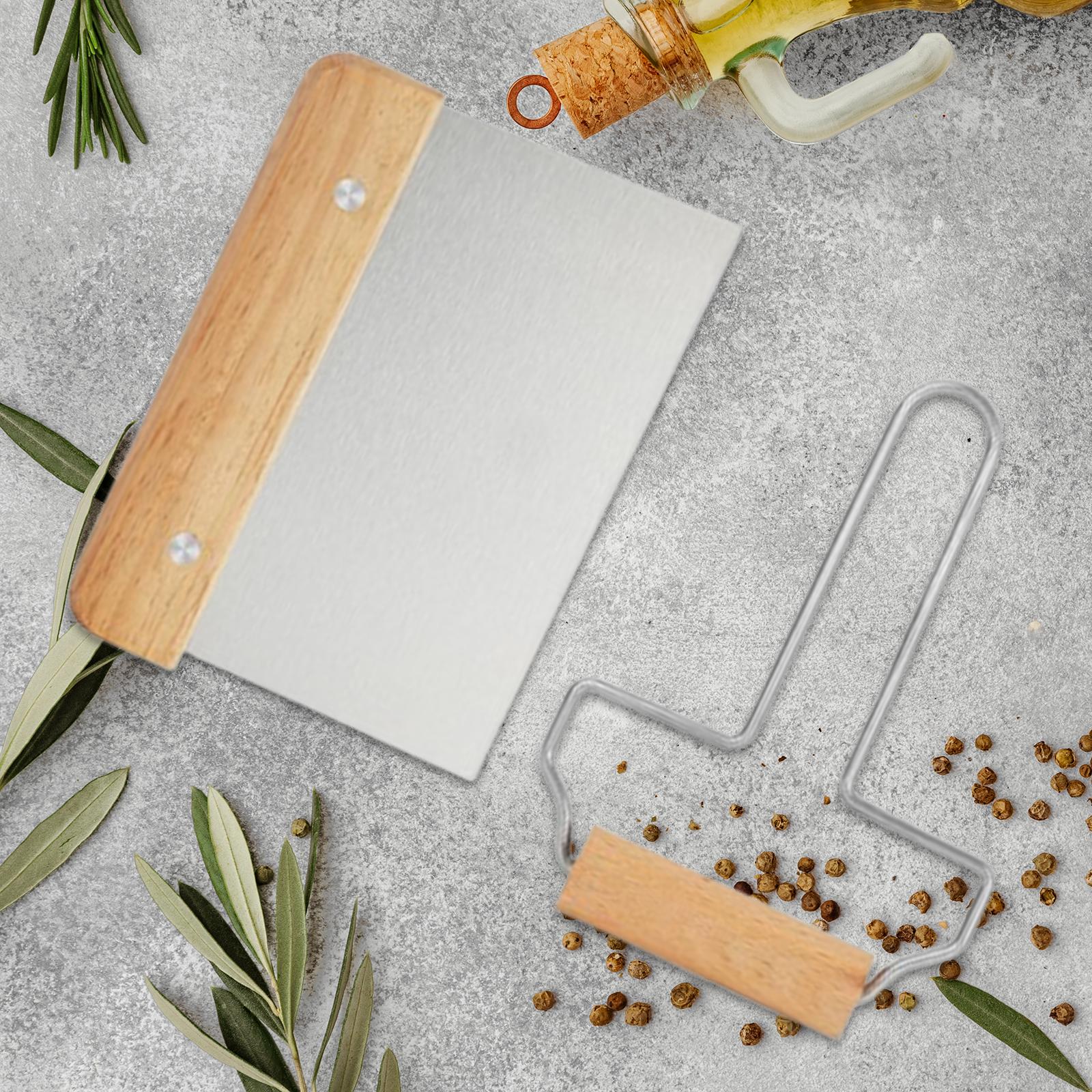 سكين معكرونة من الفولاذ المقاو - مراجعة Bench Scraper Dough وسعره