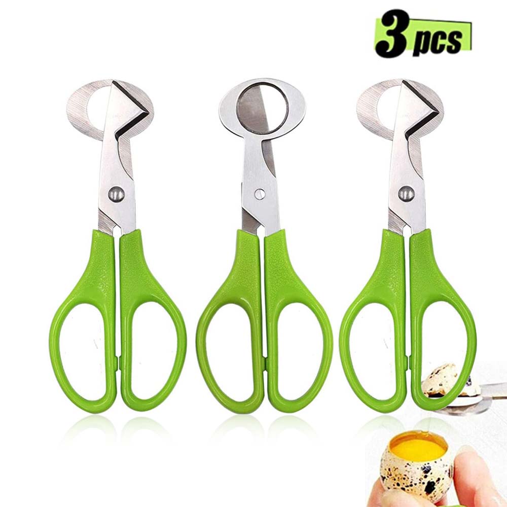 3 قطعة قاطع بيض السمان مقص الم - مراجعة Kitchen Shears In Baking وسعره