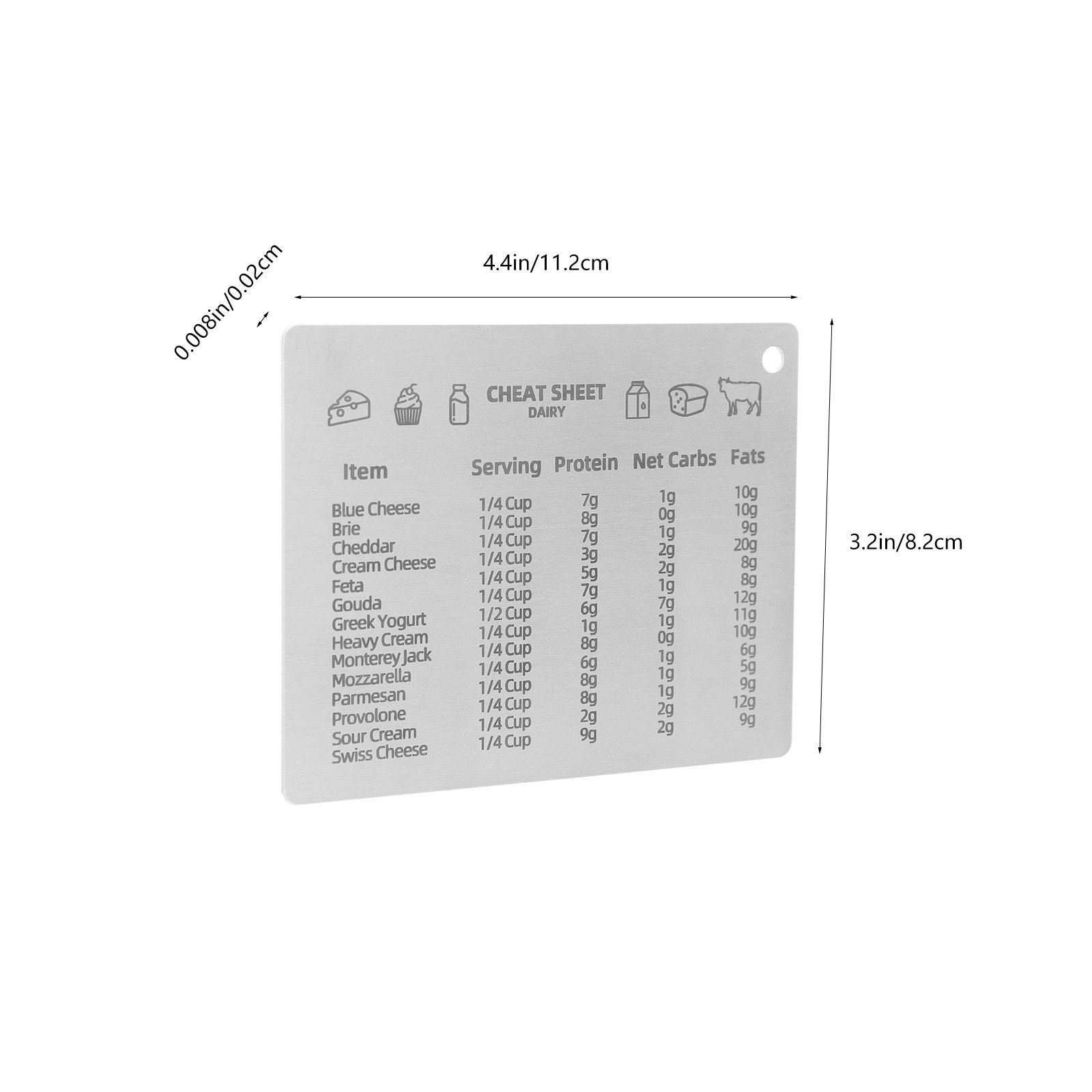جدول تحويل القياسات المغناطيسي - مراجعة Kitchen Baking Conversion Chart وسعره