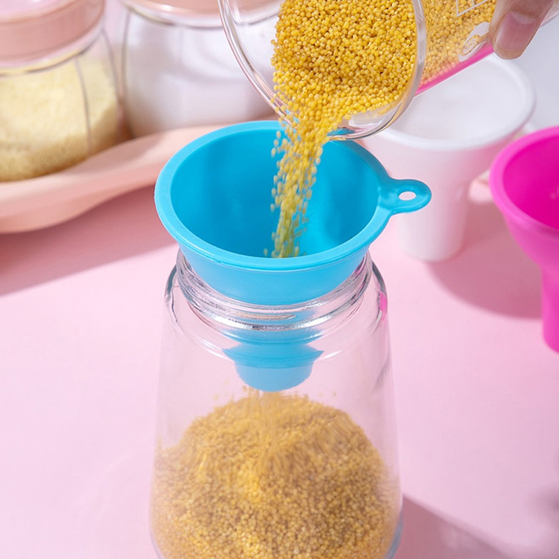 【قمع سيليكون واسع الفوهة بطول  - مراجعة Kitchen Jobs وسعره