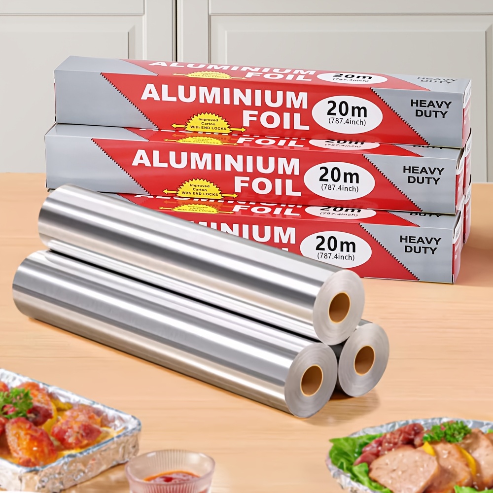 لفة ورق ألومنيوم متينة، بطول 5 - مراجعة Kitchen Baking Sheets وسعره
