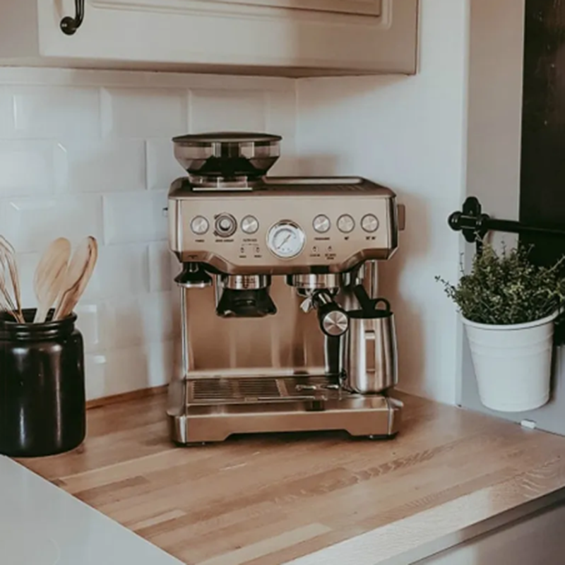 ماكينة قهوة إسبريسو بريفيل Bes - مراجعة Breville Espresso Bes870 وسعره