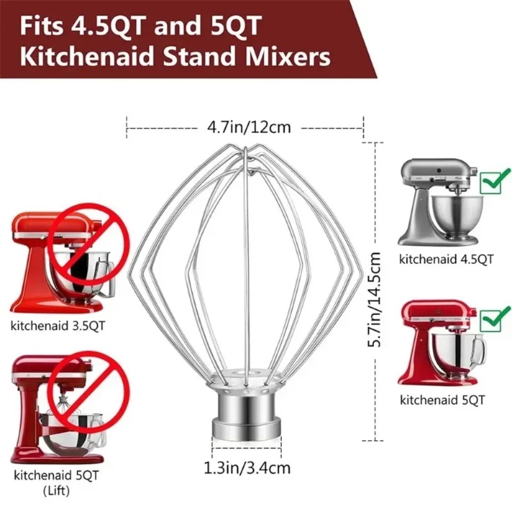 مضرب خفق فولاذي بـ 6 أسلاك لخل - مراجعة Kitchenaid Baking Set وسعره