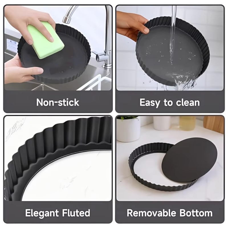 قالب تارت قابل للإزالة من الأس - مراجعة Baking Kitchen Set وسعره