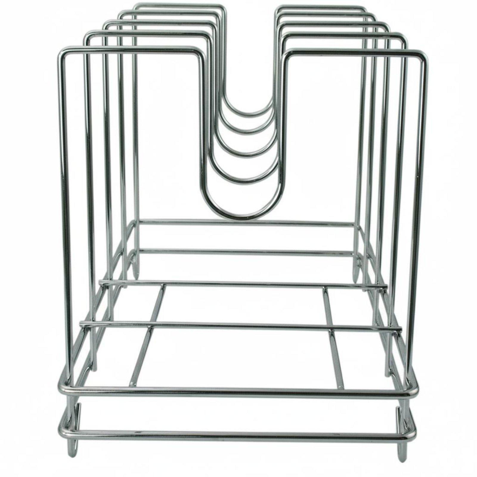 رف مطبخ عمودي لتنظيم صواني الخ - مراجعة Kitchen Cabinet Baking Organizer وسعره