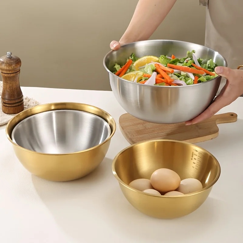 مجموعة من 3 أوعية خلط من الفول - مراجعة Baking Kitchen Set وسعره